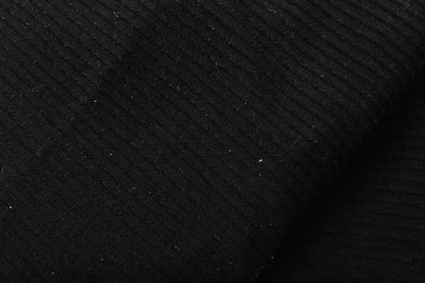 Πέλετς Μαύρα Ρούχα Παλιά Σκούρο Βαμβακερό Ύφασμα Υφή Φόντο Φθαρμένα — Φωτογραφία Αρχείου