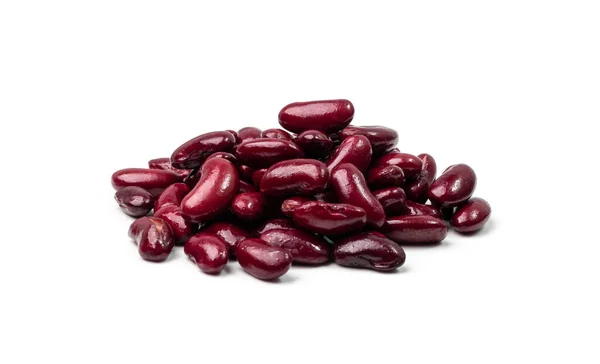 Frijoles Rojos Aislados Pila Frijol Cocido Legumbre Horno Frijoles Rojos —  Fotos de Stock