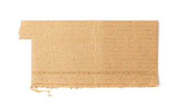 Karton Parçalar Dokulu Arkaplan. Kopya Boşluğu olan Karton Parçası, Kopyalanmış Kraft Kağıt Duvar Kağıdı, Kahverengi Paket Vintage Kağıt İzole Üst Görünüm