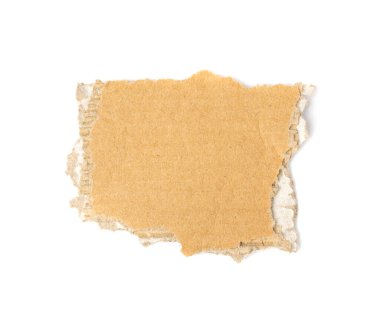 Karton Parçalar Dokulu Arkaplan. Kopya Boşluğu olan Karton Parçası, Kopyalanmış Kraft Kağıt Duvar Kağıdı, Kahverengi Paket Vintage Kağıt İzole Üst Görünüm