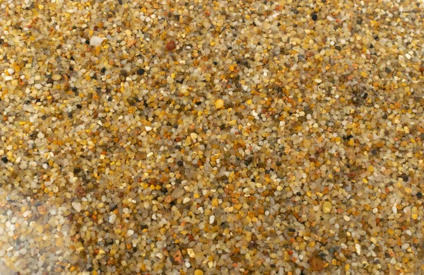 Solo Aquário Fundo Textura Água Monte Areia Mar Molhado Areia — Fotografia de Stock