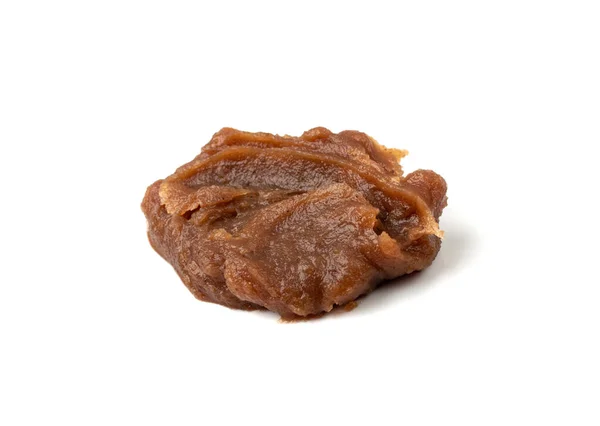 Smeared Chestnut Puree Isolated Marrons Cream Marron Spread Castanea Jam Stock Image