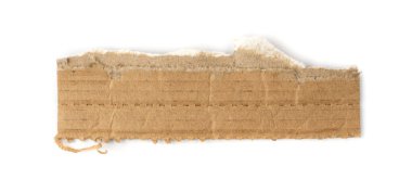 Karton Parçalar Dokulu Arkaplan. Kopya Boşluğu olan Karton Parçası, Kopyalanmış Kraft Kağıt Duvar Kağıdı, Kahverengi Paket Vintage Kağıt İzole Üst Görünüm