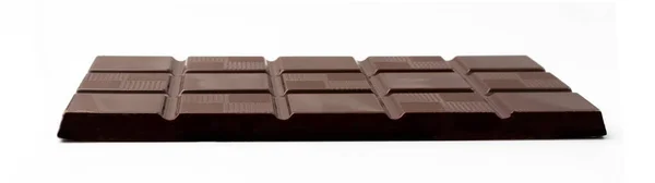 Chocolate Bar Isolated Whole Chocolate Blok Square Segments Foil Packaging — Photo