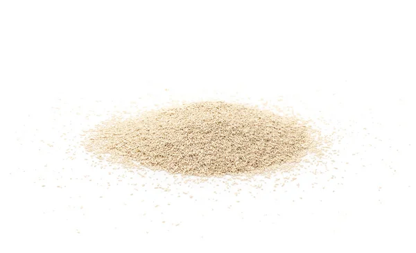 Yeast Isolated Dry Baking Yeast Powder Instant Barm Granules Pile — Stock Photo, Image