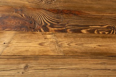Eski ahşap doku arka planı. Koyu Kahverengi Tahta Grain Deseni, Eski Çam Masası Üstü, Koyu Kırsal Masa Üst Görünümü