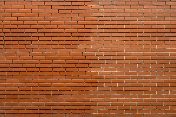 New Brown Terracotta Brick Blocks Wall Texture Background Orange Bricks — Stock Photo, Image