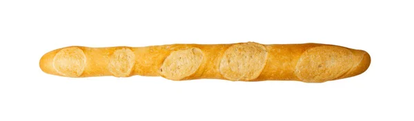 Fransız Ekmeği Izole Edilmiş Uzun Ekmek Somunu Taze Mısır Gevreği — Stok fotoğraf