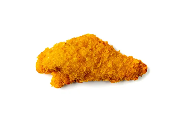 Chicken Strips Isolated Breaded Nuggets Crispy Fry Chicken Breast Boneless — Zdjęcie stockowe