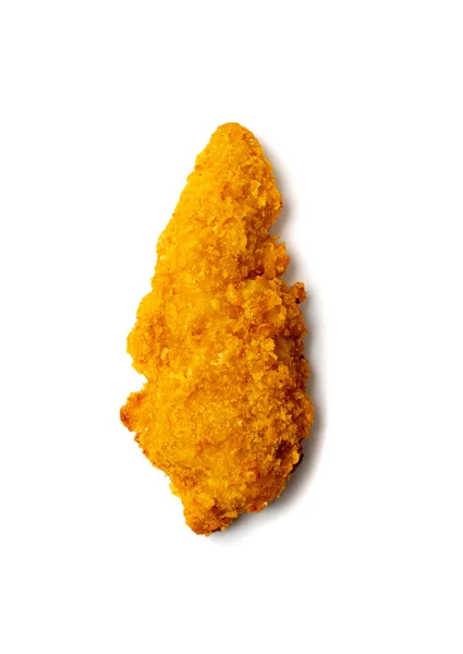 Chicken Strips Isolated Breaded Nuggets Crispy Fry Chicken Breast Boneless — Stok fotoğraf