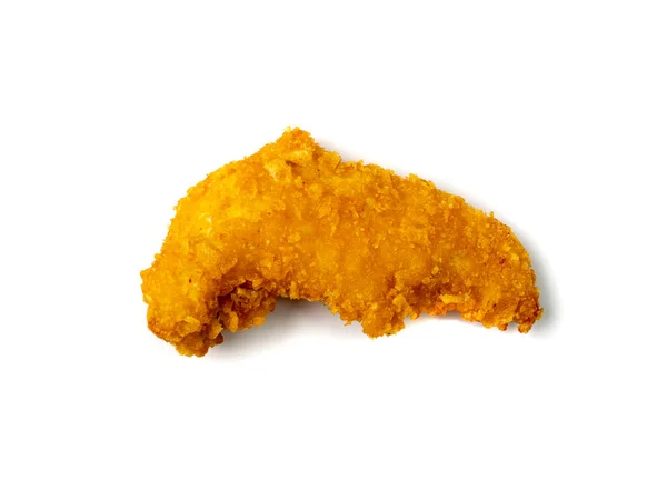 Chicken Strips Isolated Breaded Nuggets Crispy Fry Chicken Breast Boneless — ストック写真