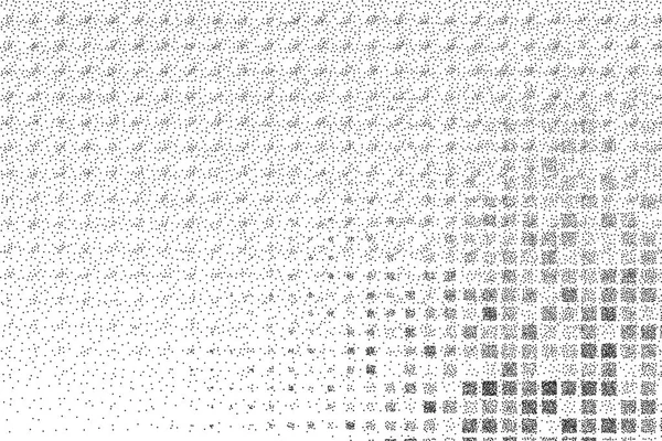 Grunge Dot Texture Background Patrón Medio Tono Gradiente Medio Tono — Vector de stock