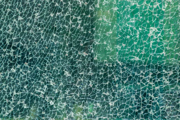 Riss Glas Textur Hintergrund Zerbrochenes Gehärtetes Glas Mit Rissen Zerbrochenes — Stockfoto