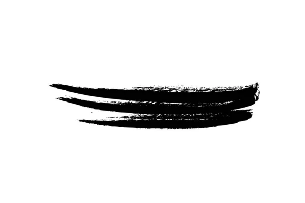 Brush Stroke Black Paintbrush Background Texture Brushstroke Painted Frame Ink — Stock Vector