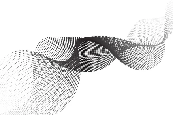 Soyut nokta dalga deseni. Dalgalı noktalar kenar, ince noktalı çizgi, parçacık ses dalgası, yarım ton çizgileri, çizgi hareketi