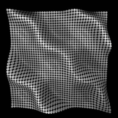 Soyut 3d kare piksel geometrik arkaplan, küp desen, ızgara yapısı, modern tasarım için blok dokusu