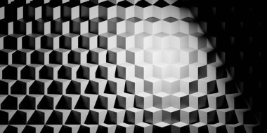 Soyut 3d kare piksel geometrik arkaplan, küp desen, ızgara yapısı, modern tasarım için blok dokusu