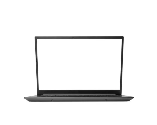 Laptop Com Tela Vazia Isolada Monitor Laptop Aberto Com Espaço — Fotografia de Stock