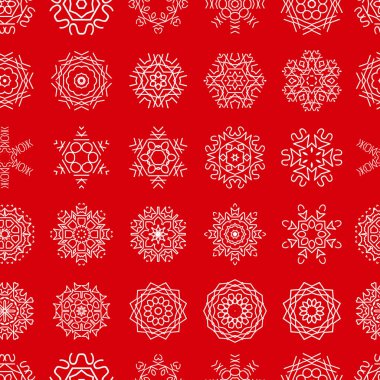 Kar taneleri pürüzsüz desenli. Kar tanecikleri arka plan, kar yağışı kış şablonu, kar düşen vektör çizimi, Noel tasarımı için kar taneleri çerçevesi