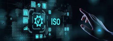 ISO standartları kalite kontrol teminatı garanti iş teknolojisi kavramı