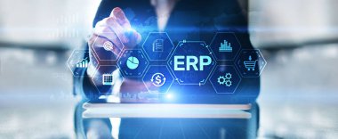 ERP Enterprise kaynakları SAP iş süreci otomasyon internet teknolojisi kavramını planlıyorlar