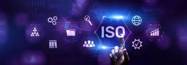 ISO Standart Sertifika Standartlaştırma Kalite Kontrolü kavramı ekranda.