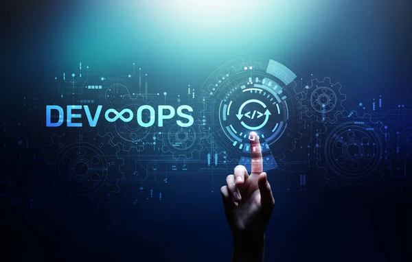 DevOps Metodik Utveckling Verksamhet agil programmering teknik koncept — Stockfoto