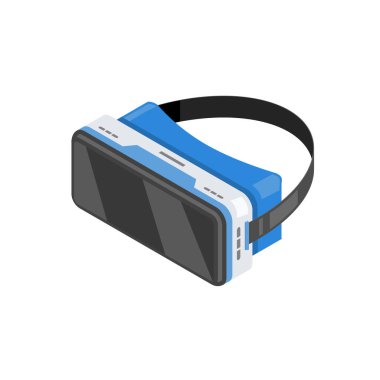 Vr cam izometrik düz stil. Sanal Gerçeklik