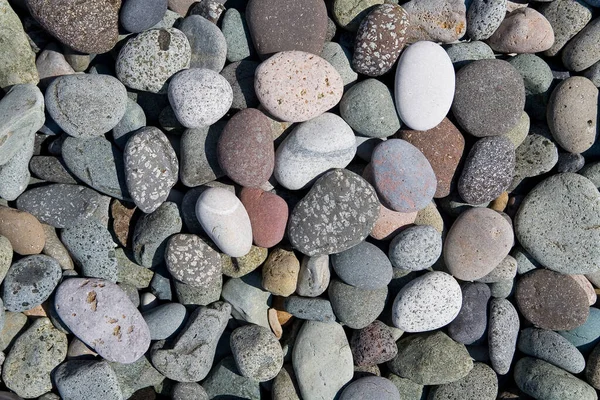 Prachtige Stenen Van Het Zwarte Zee Strand Close — Stockfoto