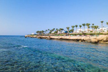 Sharm el Sheikh plaj manzaralı seçkin bir otel..