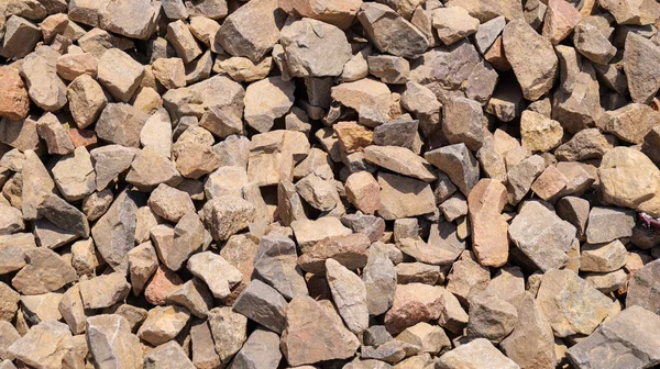 Graniet Grote Verpletterde Stenen Bovenaanzicht Achtergrond Van Stenen — Stockfoto