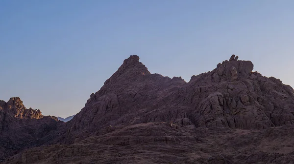 Bedevi Çölündeki Sheikh Dağlarını Yerle Bir Sina Yarımadası — Stok fotoğraf