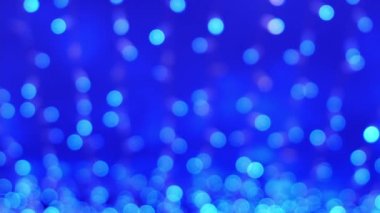 Bulanık mavi ışıklar arka plan. Noel arkaplanı