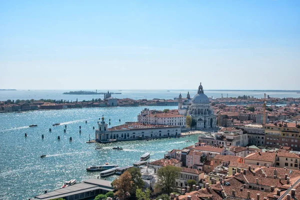 Europa Italien Luftaufnahme Von Venedig Und Seinem Canal Grande — Stockfoto