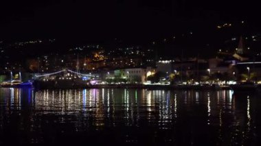 Makar Riviera, Hırvatistan. Makarska eski tarihi merkezi görünümü