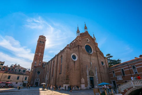 Basilica Santa Maria Gloriosa Dei Frari Venice Italia — Stok Foto