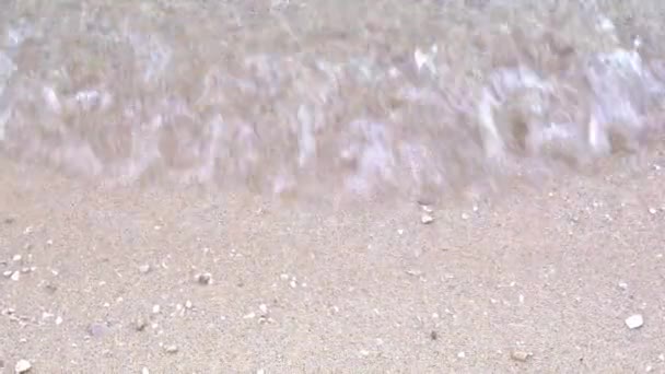 Mare surf sulla spiaggia del mare — Video Stock