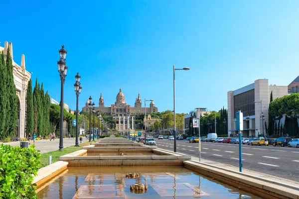 Barcelona Spanje September 2017 Nationaal Museum Barcelona Placa Espanya — Stockfoto