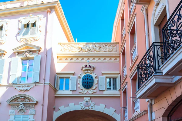 Architectural Details Buildings Princes Square Castle Part Monaco Area Monaco — Stock Photo, Image