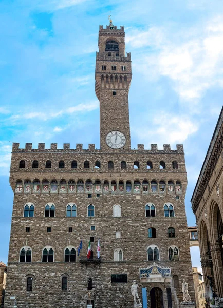 Palazzo Vecchio Palazzo Della Signoria Florencia Italia — Foto de Stock