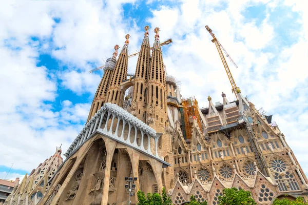 Barcelona Cataluña España Septiembre 2017 Una Vista Catedral Sagrada Familia — Foto de Stock