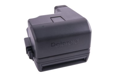 Belarus Minsk Ocak 2018. Kamera Polaroidi