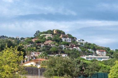 İspanya 'nın Lloret de Mar tatil beldesi, Costa Brava, Katalonya, İspanya.
