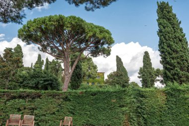 Jardines de Santa Clotilde in Lloret de Mar, Costa Brava, Katalonya, İspanya.