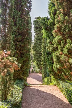 Jardines de Santa Clotilde in Lloret de Mar, Costa Brava, Katalonya, İspanya.