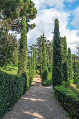 Jardines de Santa Clotilde in Lloret de Mar, Costa Brava, Katalonya, İspanya.