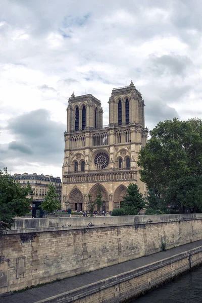 Paris Notre Dame Μητρόπολη Στο Παρίσι — Φωτογραφία Αρχείου