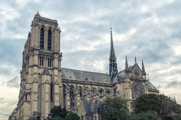Собор Парижской Богоматери Париже — стоковое фото