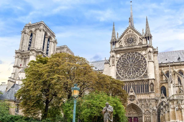 Catedrala Paris Notre Dame Din Paris — Fotografie, imagine de stoc