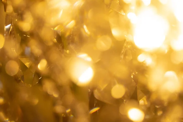 Jasné Zlaté Světlo Dodává Dekoru Luxusní Nádech — Stock fotografie